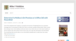 Desktop Screenshot of mikefrobbins.com